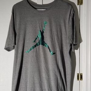 Grey jordan brand tshirt